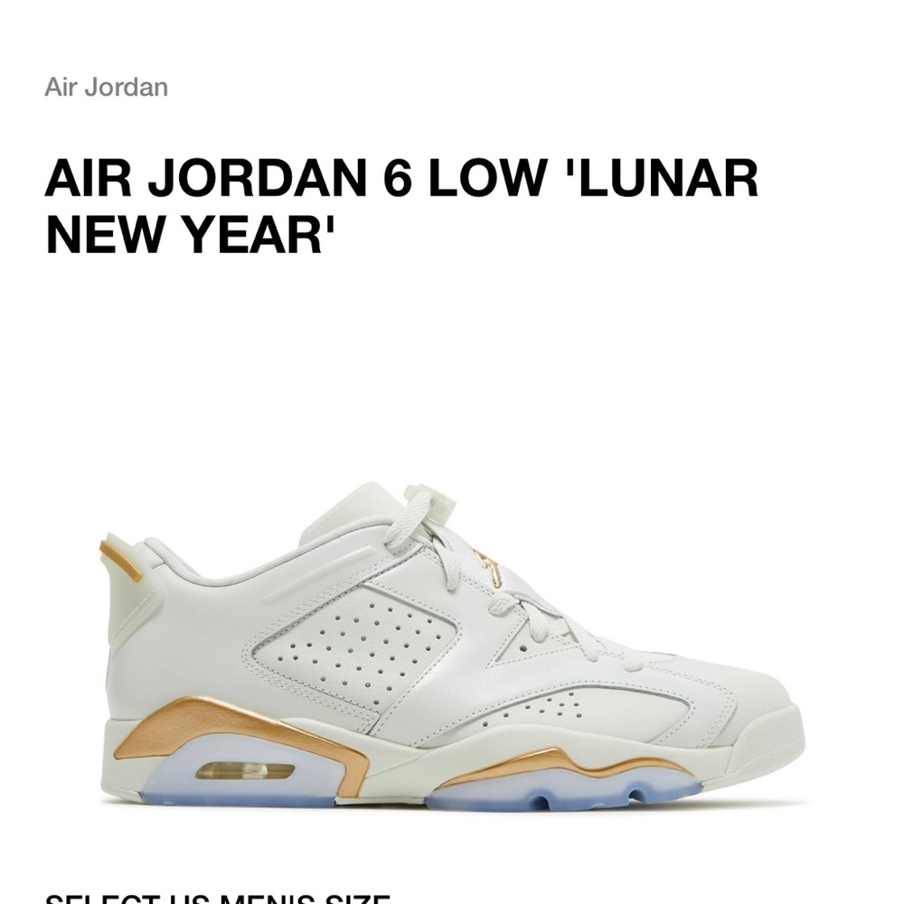 Air Jordan 6 Low 'Chinese New Year.'